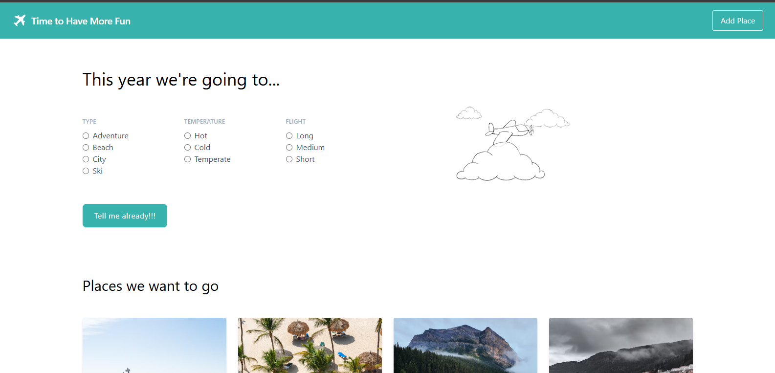 Time to have more fun